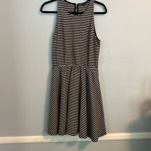 Grey and navy, sleeveless GAP dress